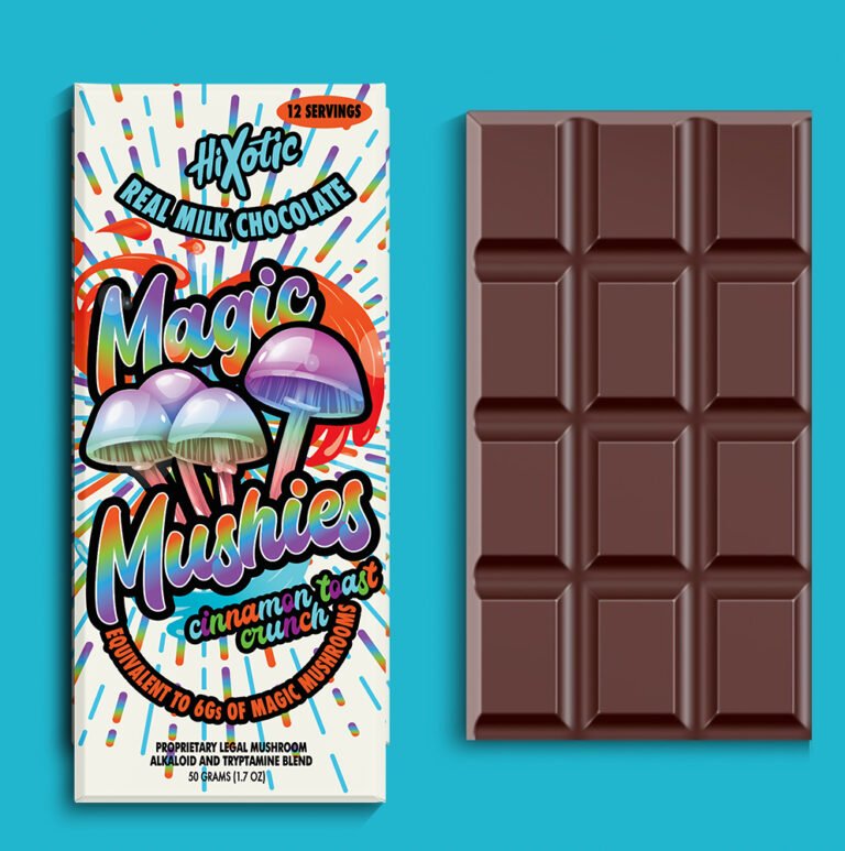 Hixotic Magic Mushies Barra de Chocolate Cinnamon Toast Crunch 1000mg