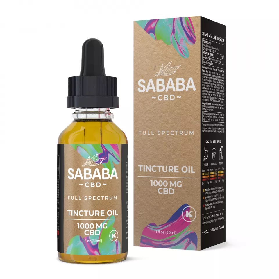 Tintura de aceite de CBD de espectro completo de 1500 mg - Natural