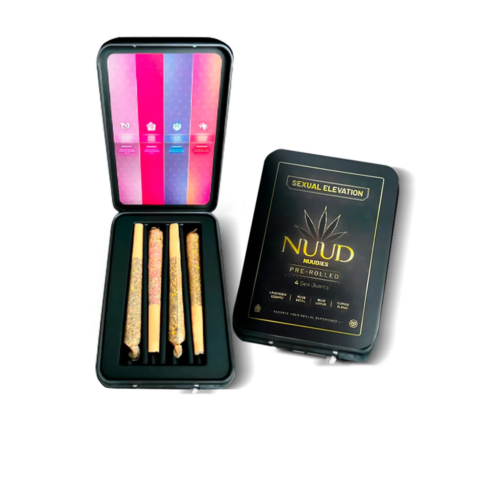 NUUDIES H4CBD Pre Rolados Sexuales 4 Pack Joints Aspire Mexico